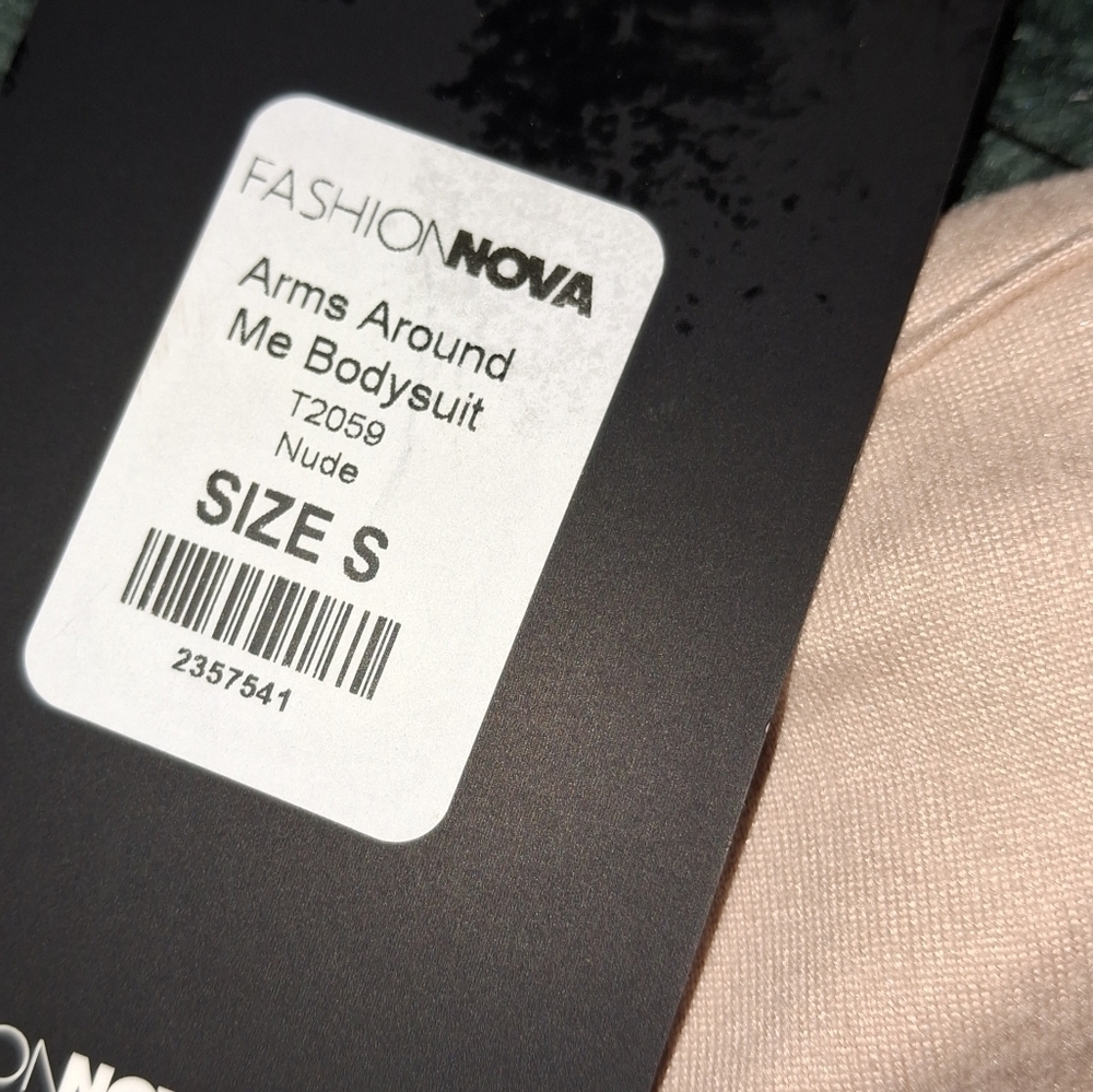 Fashion Nova - Arms Around Me Bodysuit- W Sz Small - Picture 4 of 8